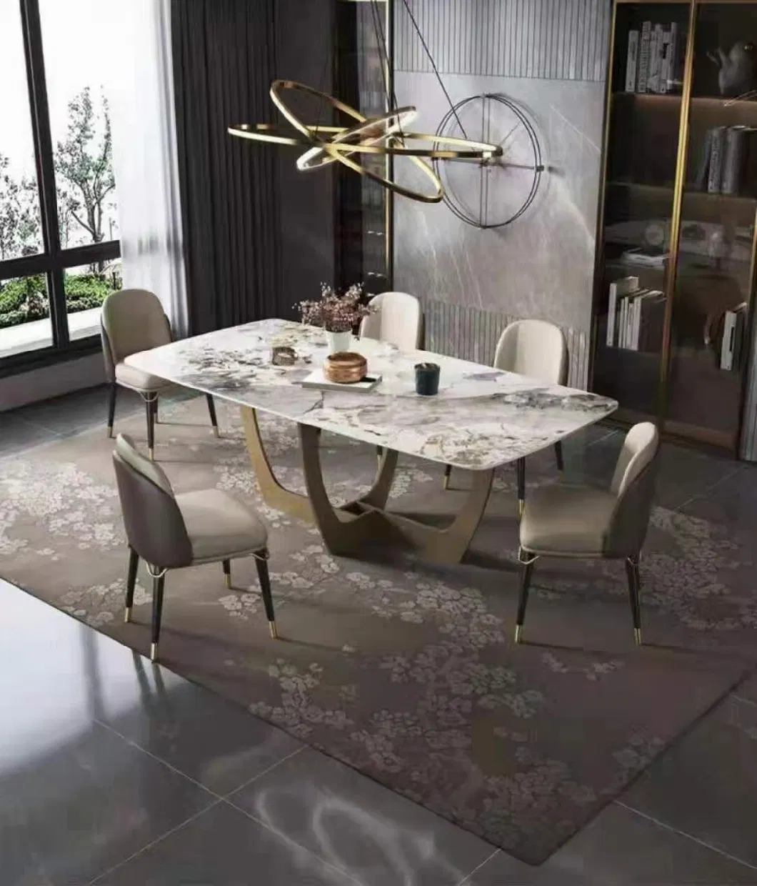 Sintered Stone Quartz Desk Table Top Living Room Furniture Customized