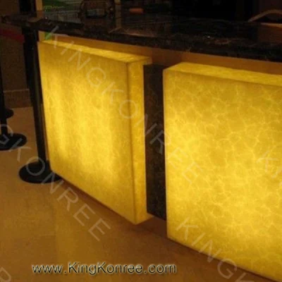 Decoration Aritificial Onxy Stone Artificial Stone Solid Surface Light Translucent Solid Surface Panels
